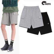 네파 NC송파점 남성 에어로쿨 폴리 원사를 사용 뛰어난 흡한 속건 기능 체온조절 기능한 C-TR 에센셜 카고 숏 반바지 팬츠 7I31761 SPPN