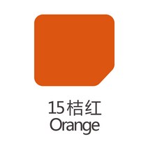 유체화 안료 2L 통큰 유체화 유동 아크릴 안료 유체화, 100ml 유체 안료, 오렌지
