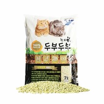 토퍼 두부두부 두부모래 일반입자 녹차, 10개, 7L