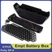 전기자전거 배터리 36v Polly dp 9 down tube 빈 케이스 48v 주택 상자 52v 케이스 91pcs 18650 셀, 36v 배터리 케이스