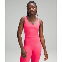 룰루레몬 얼라인 탱크 상의 - 립 글로스 티셔츠 탱크탑 324913