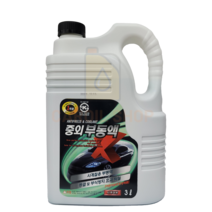 중외부동액 3리터 KC인증 사계절 냉각수 그린 녹색부동액