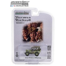 미국 그린라이트 1945 윌리스 지프 밀리터리 미니카 64스케일 다이캐스트 모형 자동차 장난감