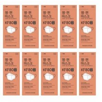 평편 엔디움 마스크 대형 KF80 화이트, 50개입, 30개