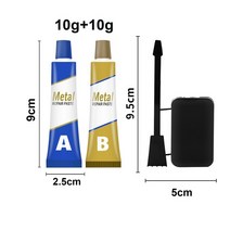 메탈리페어접착제 50/80/100g 산업용 수리 접착제 내열성 냉간 용접 젤 A amp b 금속 페이스트 강력한, 01 20G