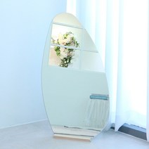노프레임 반신 공룡알 비정형 거울 H타입, H타입M사이즈
