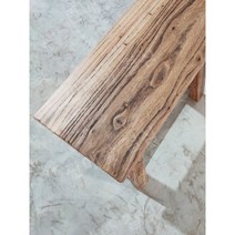 고재스툴 스툴 화분스툴 레트로 통나무 원목, 높이43세로22가로45 a