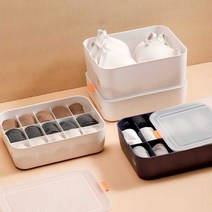 다용도 멀티 정리함 5p 속옷 양말 수납장 정리 보관함, 스카이블루 10칸 5개, 5개