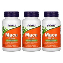 (아이허브) 3개X Now Foods 마카 500mg 100베지캡슐 빠른직구