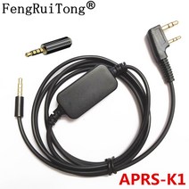 BaoFeng UV5R UV-82 5RA 5RB WOUXUN TYT용 APRS-k1 케이블 오디오 인터페이스 케이블APRSpro APRSDroid 호환 가능 - Android iO