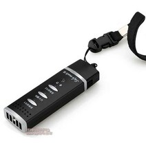 SM 세이프 메이트3 전자호루라기 USB 충전 LED, 혼합색상, 1개