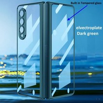 갤럭시Z 플립 폴드 호환케이스 gkk s 펜 슬롯 펜 케이스 for samsung galaxy z fold 3 4 fold3 fold4 강화 유리 clear holder