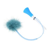 투톤 골프공 반반 고반발 2피스 가성비 15pcs 고무 골프 티 다른 색상 4cm 모조 밍크 모피 봉제 공 수제 꼰 로프 손실 골프 공 홀더 방지, 하늘색