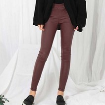가죽반바지 스키니진 양털반바지 바지 코팅 청바지 와이드팬츠 여성배기팬츠 코디 기 수면 여자 가죽 밴딩