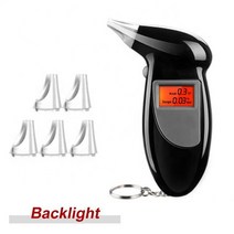 셀프 정확도 높은 음주측정기 알코올 감지 Bird's Beak Vehicle Breathalyzer Blowing Digital Display, 01 Backlight