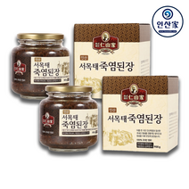 인산가 인산 프리미엄 국산 전통 재래식 유기농 시골 서목태 죽염 된장 900g 1+1 2통, 1개