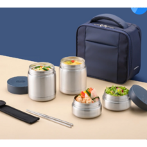 락앤락 리뉴얼 보온보냉 도시락 세트 7P Lock & Lock Lunch Box 7P, 블루