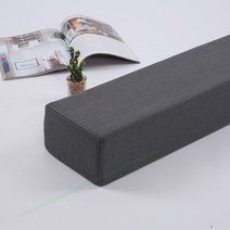 침대 옆 매트리스 쿠션 틈새 쿠션 채우기 장쿠션, 블랙(길이150cm)_5X10cm(높이X깊이)