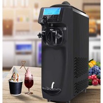 소프트 아이스크림 기계 상업용 매장 소프트콘기계, 5인치 스크린 원클릭 청소/더블 퍼핑/해동