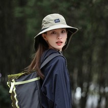 DAMITA 남녀공용 아웃도어 버킷햇 벙거지 등산 낚시 캠핑 사파리모자, 카키