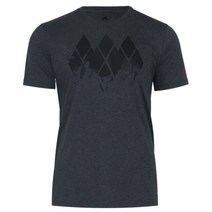 아디다스 아디다스 남성 바리케이드 그래픽 라운드 반팔 티셔츠-DJ1693