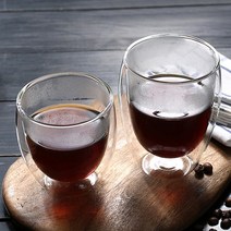 인블룸 1+1세트 이중유리컵(450ml), 450ml