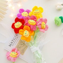 인형 꽃다발 기념일선물 화환 스마일인형 생일 졸업식 학예회 유치원 재롱잔치 단체 대량, 장미꽃, 빨강