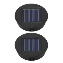 솔라 라이트 교체 방수 폴리실리콘 태양광 전지 패널 야외 행잉 랜턴 부품 정원 장식, 01 2pcs