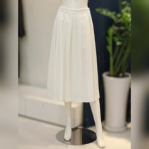 나이스크랍 나이스클랍 A라인 주름 스커트(A232PWS409)WH