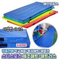 스타 체조매트 (사이즈별 주문제작) 정품 매트리스 앞구르기 학교체육 태권도 유도 낙법 뜀틀 착지 구르기 높이뛰기 체육용품 교구, 150X900X6, 1개, 블루