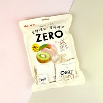 롯데제과 제로 후르츠젤리 238g14g x 17봉 / 설탕제로 무설탕, 없음