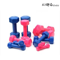 미니아령 여성 뎀벨 홈트 육각 컬러아령, 5kg