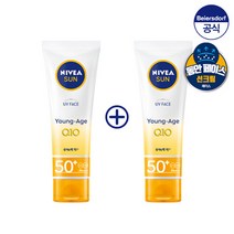 니베아 선 페이스 영 에이지 크림 50mlX2개, 2개, 50ml