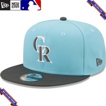 [미국정품] 860961 스냅백 캡모자 MLB [콜로라도 로키스] 뉴에라 Color Pack Two-Tone 9FIFTY Snapback Hat - Light Blue/Charco