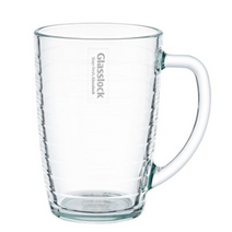 글라스락 내열 강화유리 스트라이프 머그컵 460ml, 투명, 15개