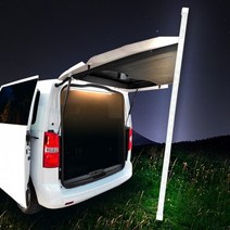 LED 슬림 차박 캠핑등 12V 50CM 자석탈부착 텐트조명, 화이트