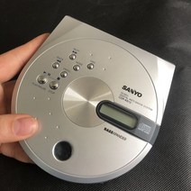 CD플레이어 빈티지 투명 휴대용CD플레이어 씨디플레이어 시디플레이어 워크맨 고음질 디스크, D, 단일사이즈