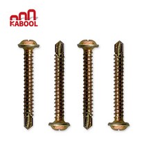 [황금스틸] 갑을화스너 와샤머리 와셔머리 양날피스 직결피스 철판 판넬 각파이프 13mm 16mm 19mm 25mm 32mm 38mm 50mm 64mm 75mm, #8-25 1봉지(500개)