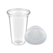 워너비커피 테이크아웃 아이스컵 98파이 16온스 컵 + 돔뚜껑 세트, 1세트, 100개입