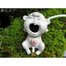 오줌싸는 동상 야외 오줌싸개 분수대 유럽 인테리어, l(16x10x10cm)