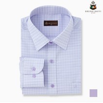 인디안 BRUNO BAFFI 퍼플 잔체크 드레스 셔츠__MACTLWS1321