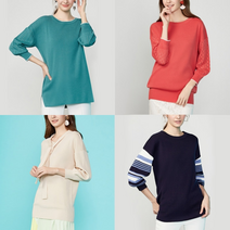 [로코엘라] 플로렌 세미홀가먼트 니트 4종택1