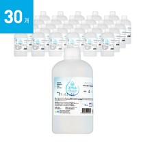 조이수 초순수 3차 살균 정제수 증류수 500ml 30개/1박스 지게차 배터리 화장품 의료용 가습기 냉각수, 30개