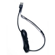 2 미터 USB 마우스 케이블 마우스 라인 PVC Steelseries 라이벌 310 마우스 용 내구성, 검은색
