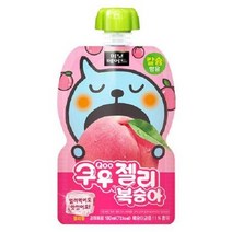 (무료배송)쿠우젤리 복숭아포도 130mlX30PU, 1_MM2975_쿠우젤리 복숭아 130ml X 30PU