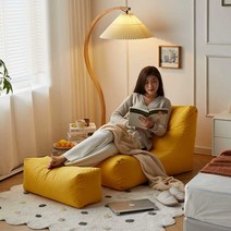 원룸소파 낮은소파 저상형 쿠션 1인용 다리없는, G