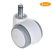 동그라미캐스터 의자바퀴 (G)11링 고급형 5개, 화이트