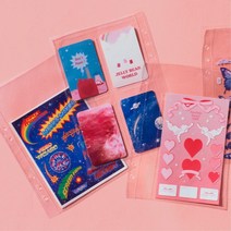 A5 6공 다이어리 다꾸 투명포켓 리필 20P 셀프포토북 감성사진 모던앨범