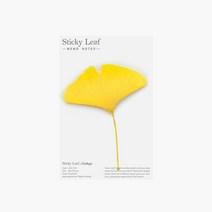 스티키리프 은행 Yellow M 감성소품 메모 접착지 점착식지 지, 단품