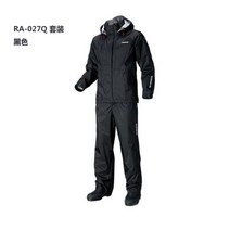 일본 시마노 shimano 가마가츠 Gamakatsu 낚시복 세트 낚시 방수 통기성 얇은 섹션 재킷 비옷, 블랙색